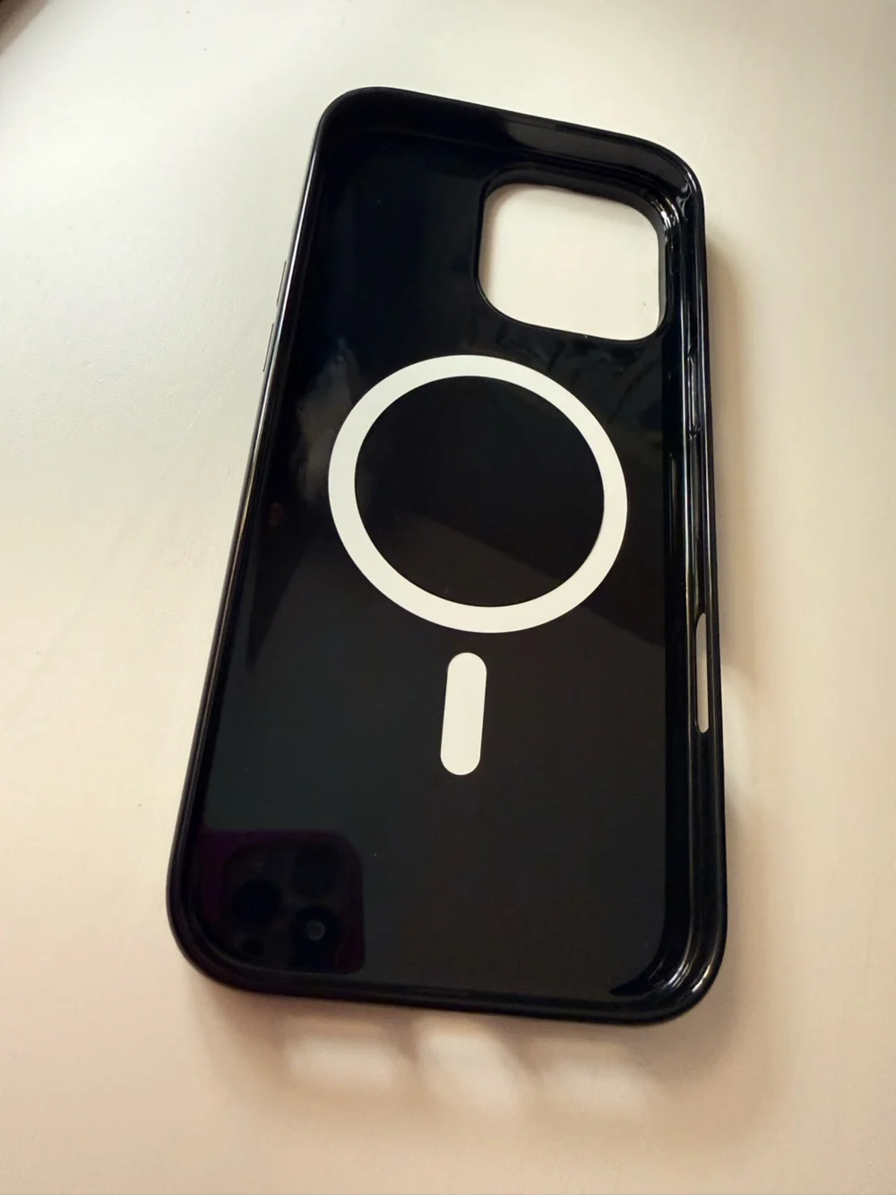 kate spade Black with White Polka Dot Glossy Phone Case